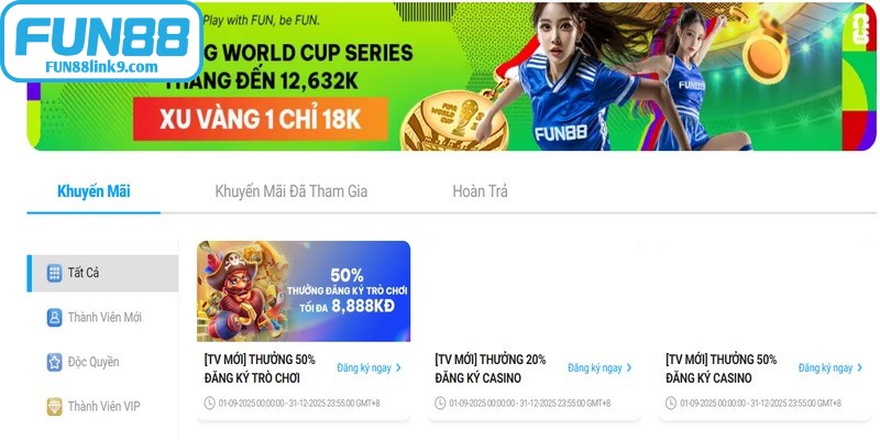 Giấy Phép Hoạt Động FUN88 Chứng Nhận Hợp Pháp 19 Đánh giá FUN88 qua chính sách khuyến mãi thiết thực